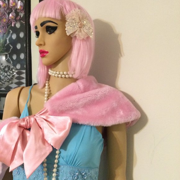 AFTER FIVE TURQUOISE SPECIAL OCCASION DRESS MEDIUM - Picture 6 of 10